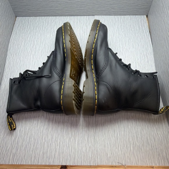 Dr Martens Vonda 1460 Floral Embroidered Boots Black Leather Womens US 9 - Picture 6 of 9